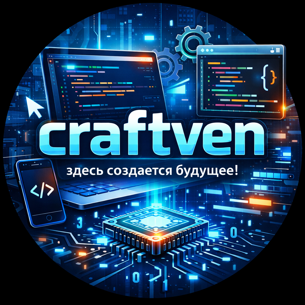 Логотип CraftvenDev